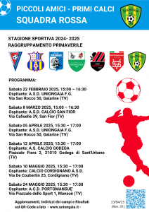 2024-25 UG PA-PC ROSSO RAGG PRIMAVERA